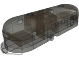 Airstream Trailer (1950) 3D Model