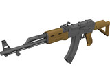 AK-47 Kalashnikov 3D Model preview