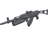 AK-74M 3D Model preview