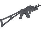 AK-74M 3D Model