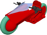 Akira Bike 3D Model preview