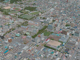 Akita City, Japan (2020) 3D Model preview