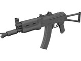 AKS 74U 3D Model preview
