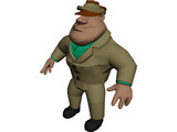 Al Character Safari Theme 3D Model preview
