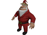 Al Character Santa Theme 3D Model preview