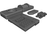 Alarms 3D Model preview