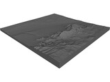 Albuquerque Topology 3D Model preview