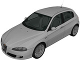 Alfa Romeo 147 (2009) 3D Model preview