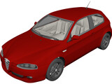 Alfa Romeo 147 3D Model preview