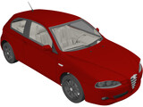Alfa Romeo 147 3D Model