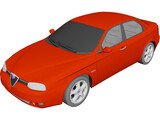 Alfa Romeo 156 (1998) 3D Model preview