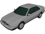 Alfa Romeo 164 LS (1994) 3D Model preview