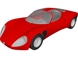 Alfa Romeo 33 Stradale 3D Model preview