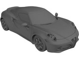 Alfa Romeo 4C Launch Edition 3D Model