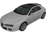 Alfa Romeo Brera (2011) 3D Model preview