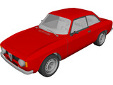 Alfa Romeo Giulia Sprint GTA 3D Model preview