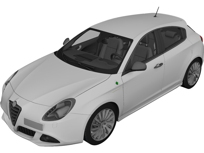 Alfa Romeo Giulietta (2010) 3D Model