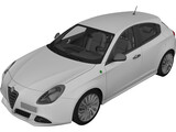 Alfa Romeo Giulietta (2010) 3D Model preview