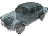 Alfa Romeo Giulietta 750 Berlina (1955) 3D Model