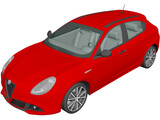 Alfa Romeo Giulietta 940 (2016) 3D Model preview