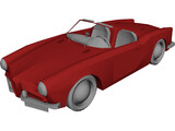 Alfa Romeo Giulietta Spider 3D Model preview