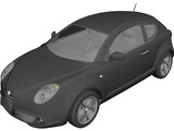 Alfa Romeo Mito 3D Model preview