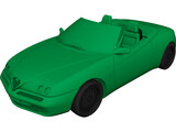 Alfa Romeo Spider (1995) 3D Model preview