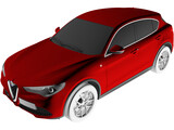 Alfa Romeo Stelvio TI (2020) 3D Model preview
