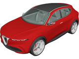Alfa Romeo Tonale (2019) 3D Model preview