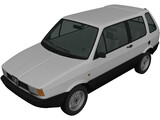 Alfa Romeo Z33 Free Time Prototype (1984) 3D Model preview