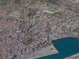 Algeciras City, Spain (2023) 3D Model preview