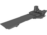 Alien Carrier 3D Model preview