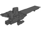 Alien Carrier 3D Model
