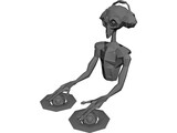 Alien DJ 3D Model preview