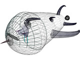Alien Spaceship 3D Model