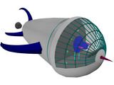 Alien Spaceship 3D Model