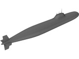 Alpha Submarine 3D Model