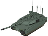 Altay Tank 3D Model preview