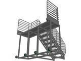 Aluminium Platform 3D Model