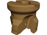 Aluminum Face Mill 3D Model preview