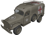Ambulance 3D Model preview