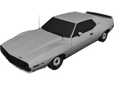 AMC Javelin AMX (1971) 3D Model preview