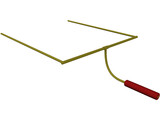 American Football Goal Post 3D Model