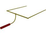 American Football Goal Post 3D Model