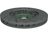 AMG Brake Rotor and Hub 3D Model preview