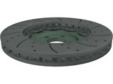 AMG Brake Rotor and Hub 3D Model