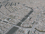 Amsterdam City, Netherlands (2020) 3D Model preview