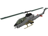 AN-12 Helicopter 3D Model preview