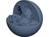 Animal Cell Structure 3D Model preview