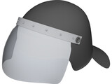 Anti-Riot Police Helmet 3D Model preview